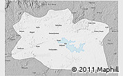 Gray 3D Map of Djerem