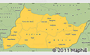 Savanna Style Simple Map of Adamoua