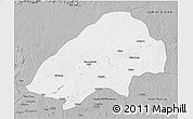 Gray 3D Map of Haute-Sanaga