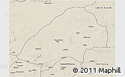 Shaded Relief 3D Map of Haute-Sanaga