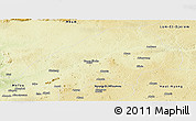 Physical Panoramic Map of Haute-Sanaga