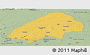 Savanna Style Panoramic Map of Haute-Sanaga