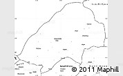 Blank Simple Map of Haute-Sanaga