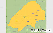 Savanna Style Simple Map of Haute-Sanaga