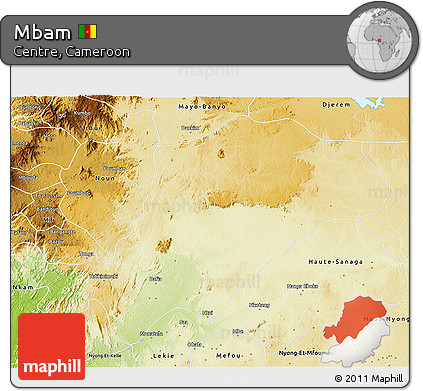 Physical 3D Map of Mbam