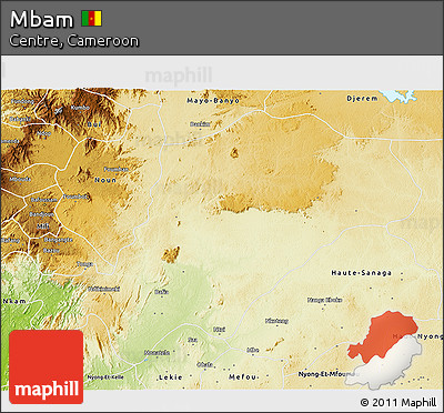 Physical 3D Map of Mbam