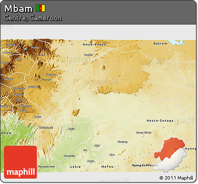 Physical 3D Map of Mbam