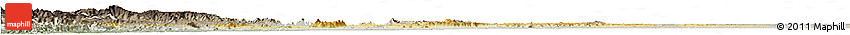 Physical Horizon Map of Mbam, semi-desaturated