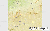 Physical 3D Map of Mefou