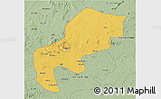 Savanna Style 3D Map of Mefou