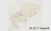 Shaded Relief 3D Map of Mefou, lighten