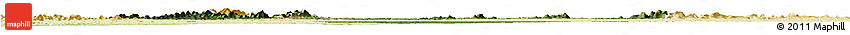Satellite Horizon Map of Mefou, physical outside