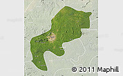 Satellite Map of Mefou, lighten