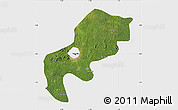 Satellite Map of Mefou, single color outside
