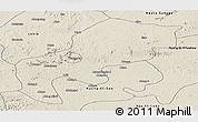 Shaded Relief Panoramic Map of Mefou