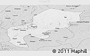 Silver Style Panoramic Map of Mefou