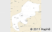 Classic Style Simple Map of Mefou