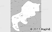 Gray Simple Map of Mefou