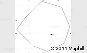 Blank Simple Map of Mfoundi(Yaounde)