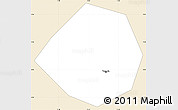 Classic Style Simple Map of Mfoundi(Yaounde)