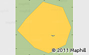 Savanna Style Simple Map of Mfoundi(Yaounde)