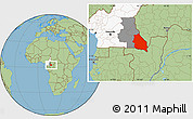 Savanna Style Location Map of Boumba-Et-Ngoko, highlighted country, highlighted parent region