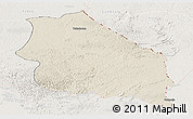 Shaded Relief Panoramic Map of Boumba-Et-Ngoko, lighten