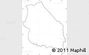 Blank Simple Map of Boumba-Et-Ngoko, cropped outside, no labels