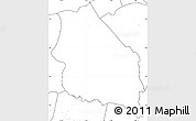 Blank Simple Map of Boumba-Et-Ngoko, no labels