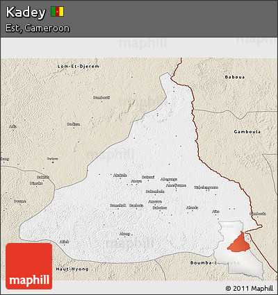 Classic Style 3D Map of Kadey