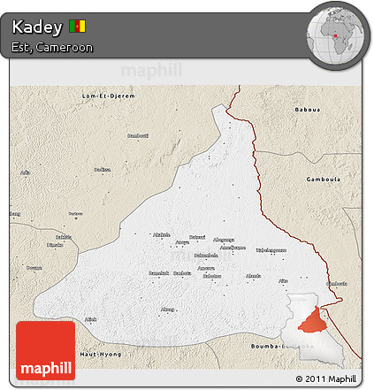 Classic Style 3D Map of Kadey
