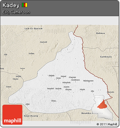 Classic Style 3D Map of Kadey