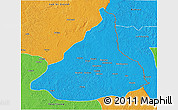 Political 3D Map of Kadey