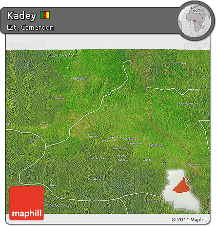 Satellite 3D Map of Kadey