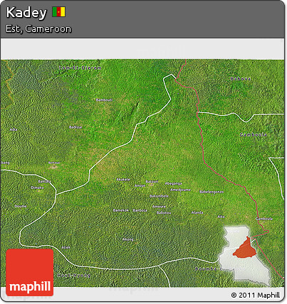 Satellite 3D Map of Kadey
