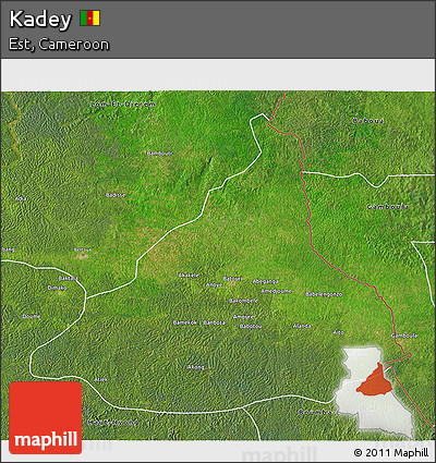 Satellite 3D Map of Kadey