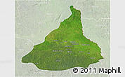 Satellite 3D Map of Kadey, lighten
