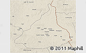 Shaded Relief 3D Map of Kadey
