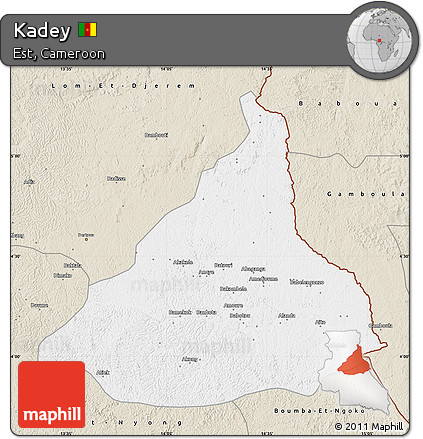 Classic Style Map of Kadey