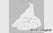 Gray Map of Kadey, single color outside
