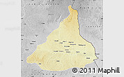 Physical Map of Kadey, desaturated