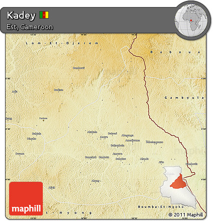 Physical Map of Kadey