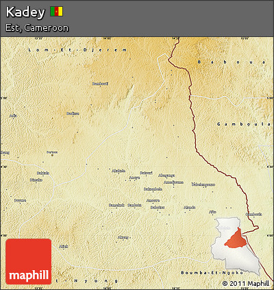 Physical Map of Kadey