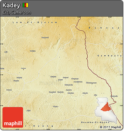 Physical Map of Kadey
