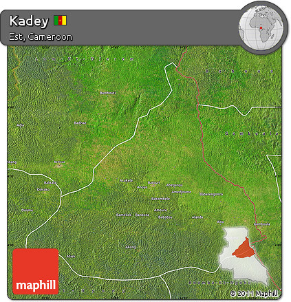 Satellite Map of Kadey