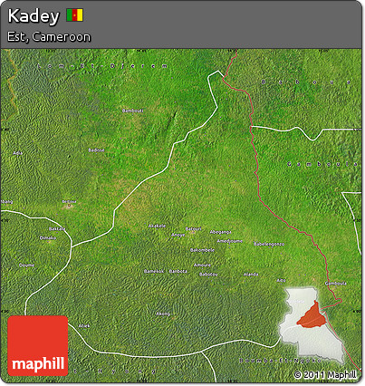 Satellite Map of Kadey
