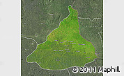 Satellite Map of Kadey, semi-desaturated