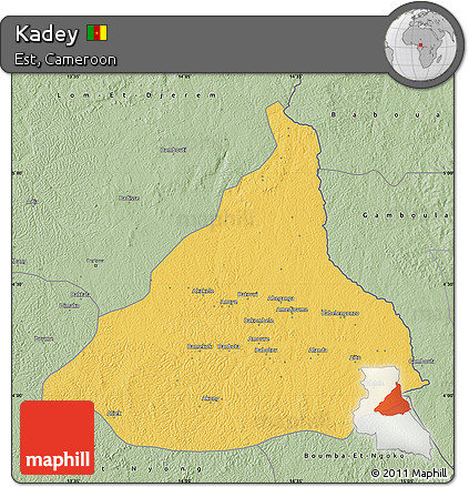 Savanna Style Map of Kadey