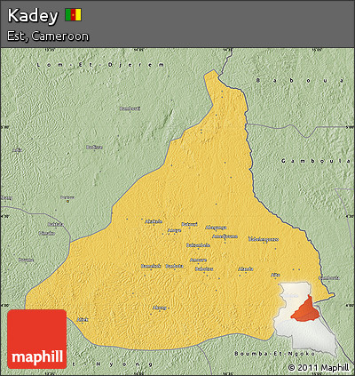 Savanna Style Map of Kadey