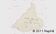 Shaded Relief Map of Kadey, cropped outside